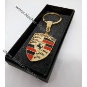 Брелок Порше | Porsche | на ключі авто з логотипом, метал як оригінальний подарунок